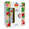 CHICCO Pěna na vlasy a tělo POP Vanilla Fluffy 200ml s ručníkem na vlasy