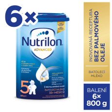 NUTRILON Mléko batolecí 5 Advanced od uk. 35. měsíce 6x 800 g