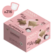 FEEDO Pleny jednorázové MIDI (od 4 do 9 kg), 216 ks, měsíční balení