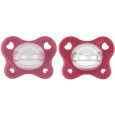 CHICCO Šidítko PhysioForma® Dual Soft růžové 16-36m, 2 ks