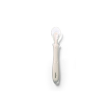 BABYONO Lžička silikonová - beige 6m+