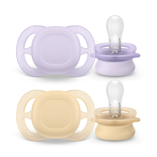 Philips AVENT Šidítko Ultrastart neutral 0-2m dívka, 2 ks Philips AVENT Šidítko Ultrastart neutral 0-2m dívka, 2 ks