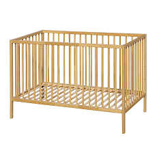 PETITE&MARS Postýlka dřevěná Nela Beach Wood 120x60 cm