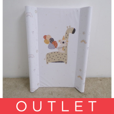 CEBA Podložka přebalovací 2-hranná s pevnou deskou (50x70) Comfort Giraffe