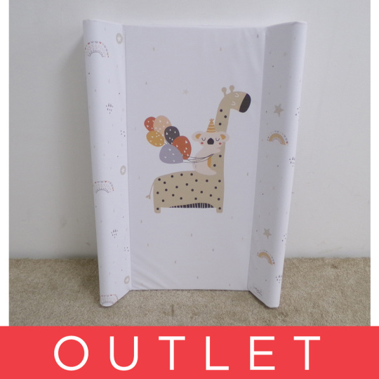 CEBA Podložka přebalovací 2-hranná s pevnou deskou (50x70) Comfort Giraffe