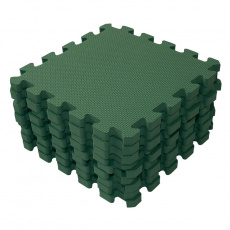 BABYDAN Podložka hrací puzzle Dark Green 90x90 cm