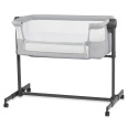 KINDERKRAFT Postýlka dětská polohovatelná Nestee Up2 Light Grey