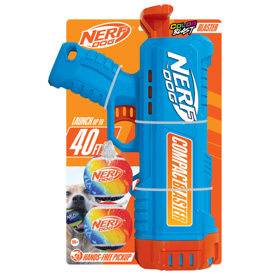 NERF DOG Dárková sada – 30 cm kompaktní blaster a 2 ks tenisových míčků bez pískadla NERF DOG Dárková sada – 30 cm kompaktní blaster a 2 ks tenisových míčků bez pískadla