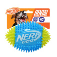 NERF DOG Hračka pro psy pískací fotbalový míč se spikemi 15 cm