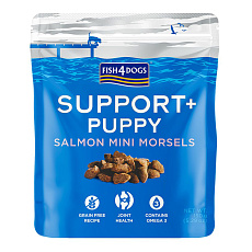 FISH4DOGS Pamlsky pro štěňátka SUPPORT+ zdravé klouby losos 150 g FISH4DOGS Pamlsky pro štěňátka SUPPORT+ zdravé klouby losos 150 g