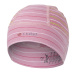 Little Angel-Čepice smyk BABY PRUH Outlast® - pruh stř.růžový Velikost: 2 | 39-41 cm