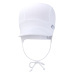 Little Angel-Kšiltovka tenká zavazovací Outlast® - bílá Velikost čepic: 2 | 39-41 cm