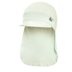 Little Angel-Kšiltovka tenká pirát Outlast® - sv.mentolová Velikost čepic: 4 | 45-48 cm