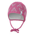 Little Angel-Čepice pletená zavazovací šipky Outlast ® - šeříková Velikost čepic: 1 | 36-38 cm