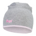 Little Angel-Čepice podšitá Outlast® - šedý melír/růžová baby Velikost čepic: 2 | 39-41 cm