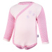Little Angel-Body smyk zavinovací DR Outlast® - růžová baby/pruh Velikost oblečení: 56