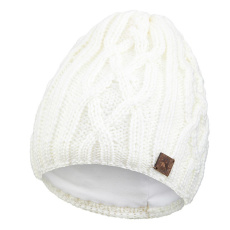 Little Angel-Čepice pletená copánek Outlast ® - natur Velikost čepic: 4 | 45-48 cm