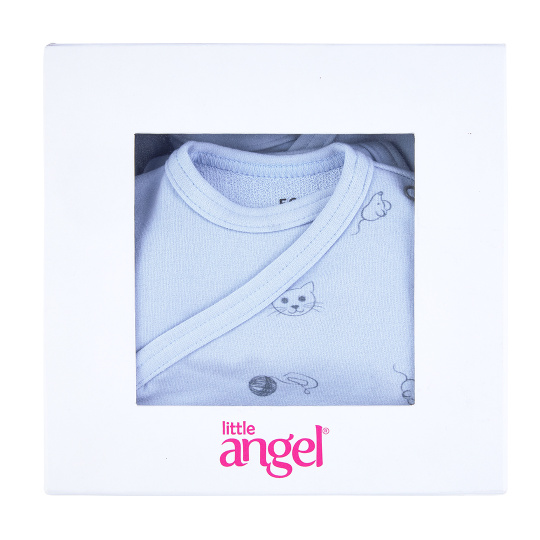 Little Angel-Sada body smyk zavinovací DR Outlast® - sv.modrá Velikost oblečení: 68