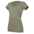 Little Angel-Tričko dámské KR tenké výstřih U Outlast® - khaki Velikost oblečení: XL