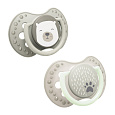 LOVI Dudlík silikonový dynamický Buddy bear 0-6m 2ks