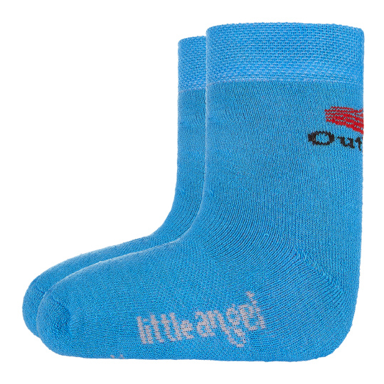 Little Angel-Ponožky celofroté Outlast® - modrá Velikost: 30-34 | 20-22 cm