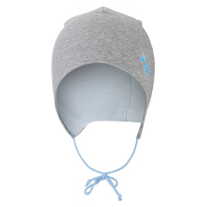 Little Angel-Čepice zavazovací podšitá Outlast ® - šedý melír/sv.modrá Velikost čepic: 1 | 36-38 cm Little Angel-Čepice zavazovací podšitá Outlast ® - šedý melír/sv.modrá Velikost čepic: 1 | 36-38 cm