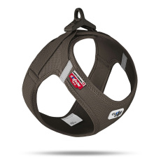 CURLI Postroj pro psy se sponou Air-Mesh Brown XS, 3-5 kg