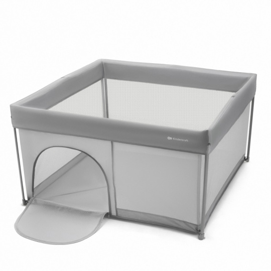KINDERKRAFT Ohrádka pro děti skládací Ziki Light Grey KINDERKRAFT Ohrádka pro děti skládací Ziki Light Grey