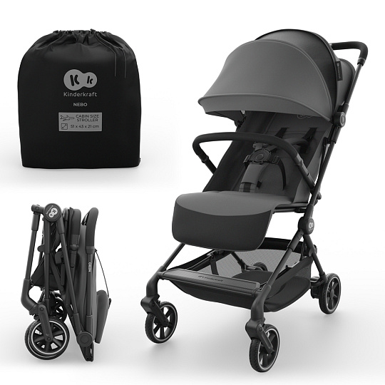 KINDERKRAFT Kočárek sportovní Nebo Platinum Grey