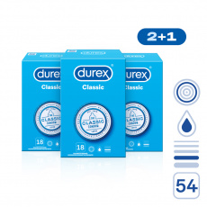 DUREX Classic pack 54 ks (2+1) DUREX Classic pack 54 ks (2+1)