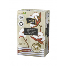 BELLA Tyčinky hygienické - papírové BIO Cotton 300 ks BELLA Tyčinky hygienické - papírové BIO Cotton 300 ks