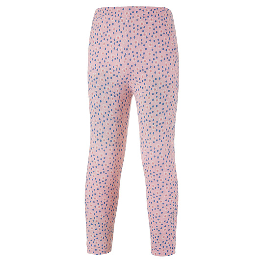 Little Angel-Legíny BIO - sv.broskvová kvítka Velikost oblečení: 110