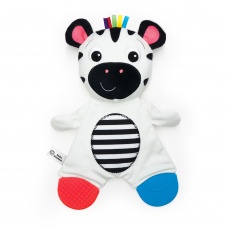BABY EINSTEIN Kousátko plyšová senzorická Zebra Zen ™ 0m + BABY EINSTEIN Kousátko plyšová senzorická Zebra Zen ™ 0m +