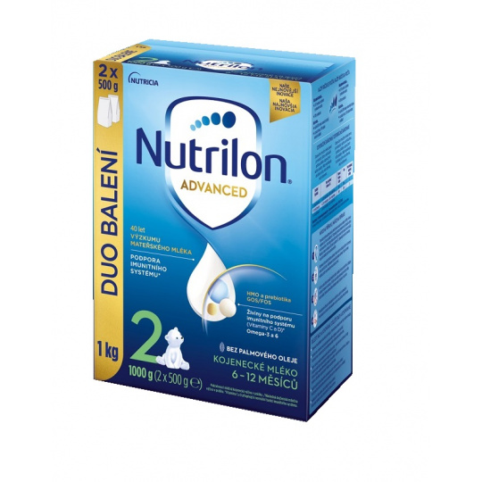 NUTRILON 2 Advanced pokračovací kojenecké mléko 1 kg, 6+