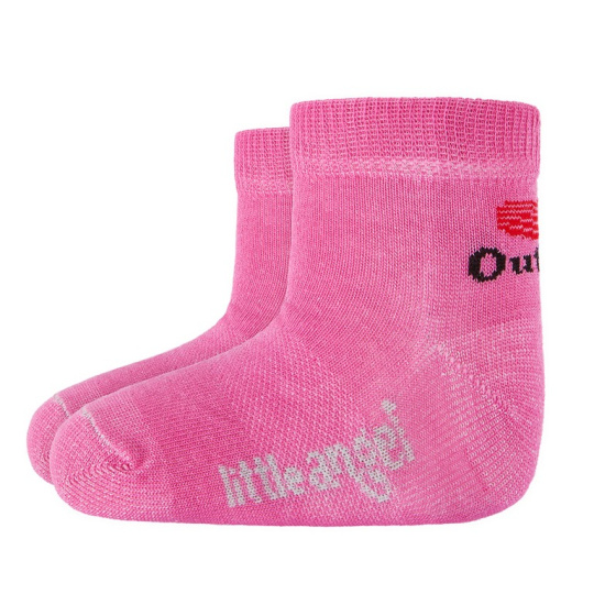 Little Angel-Ponožky dětské nízké Outlast®  - růžová Velikost: 30-34 | 20-22 cm