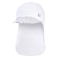 Little Angel-Kšiltovka tenká pirát Outlast® - bílá/pruh bíločerný Velikost čepic: 2 | 39-41 cm