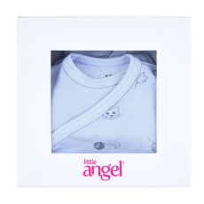 Little Angel-Sada body smyk zavinovací DR Outlast® - sv.modrá Velikost oblečení: 62