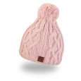 Little Angel-Čepice pletená copánek Outlast ® - sv.růžová Velikost čepic: 6 | 54-57 cm