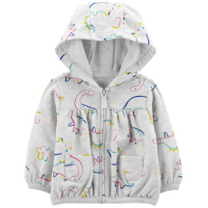 CARTER'S Mikina s kapucí Grey Dino holka 24m CARTER'S Mikina s kapucí Grey Dino holka 24m