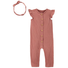 CARTER'S Set 2dílný overal bez rukávů, čelenka Pink holka 3m CARTER'S Set 2dílný overal bez rukávů, čelenka Pink holka 3m