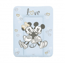 CEBA Podložka přebalovací měkká na komodu (50x70) Disney Minnie & Mickey Blue