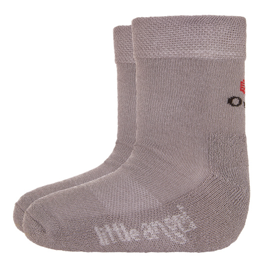 Little Angel-Ponožky froté Outlast® - tm.šedá Velikost: 20-24 | 14-16 cm
