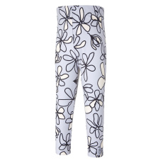 Little Angel-Legíny  - sv.šedá kytky Velikost oblečení: 110