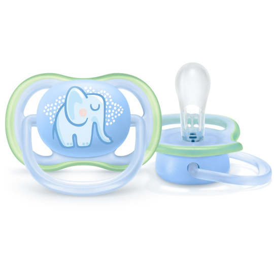 Philips AVENT Šidítko Ultra air 0-6m slon, 1 ks