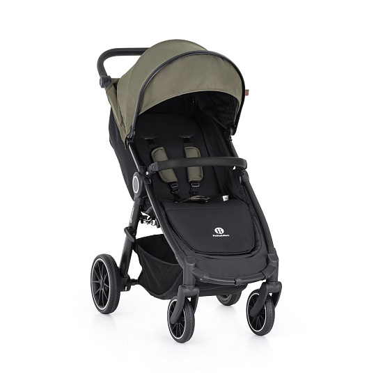 PETITE&MARS Kočárek Street+ RWS Black Mature Olive