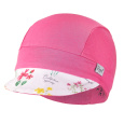 Little Angel-Kšiltovka tenká vzor Outlast® - tm.růžová/herbář Velikost: 6 | 54-57 cm