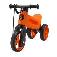 TEDDIES Odrážedlo Funny wheels Rider SuperSport oranž. 2v1+popruh TEDDIES Odrážedlo Funny wheels Rider SuperSport oranž. 2v1+popruh
