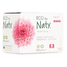 NATY NATURE Tampóny Super Plus 15 ks NATY NATURE Tampóny Super Plus 15 ks