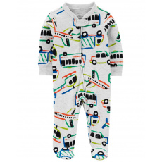 CARTER'S Overal na zip Sleep&Play Grey Vehicles kluk PRE/ vel. 46 CARTER'S Overal na zip Sleep&Play Grey Vehicles kluk PRE/ vel. 46