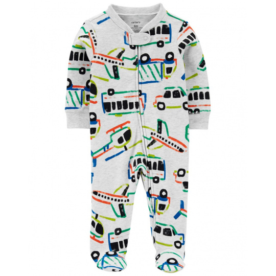 CARTER'S Overal na zip Sleep&Play Grey Vehicles kluk PRE/ vel. 46